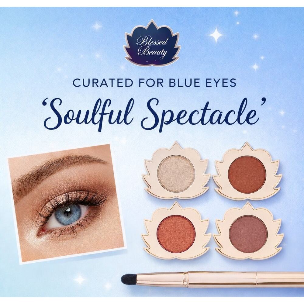 Blessed Beauty – “Soulfoul Spectacle” (For Blue Eyes) Eyeshadow Palette Set